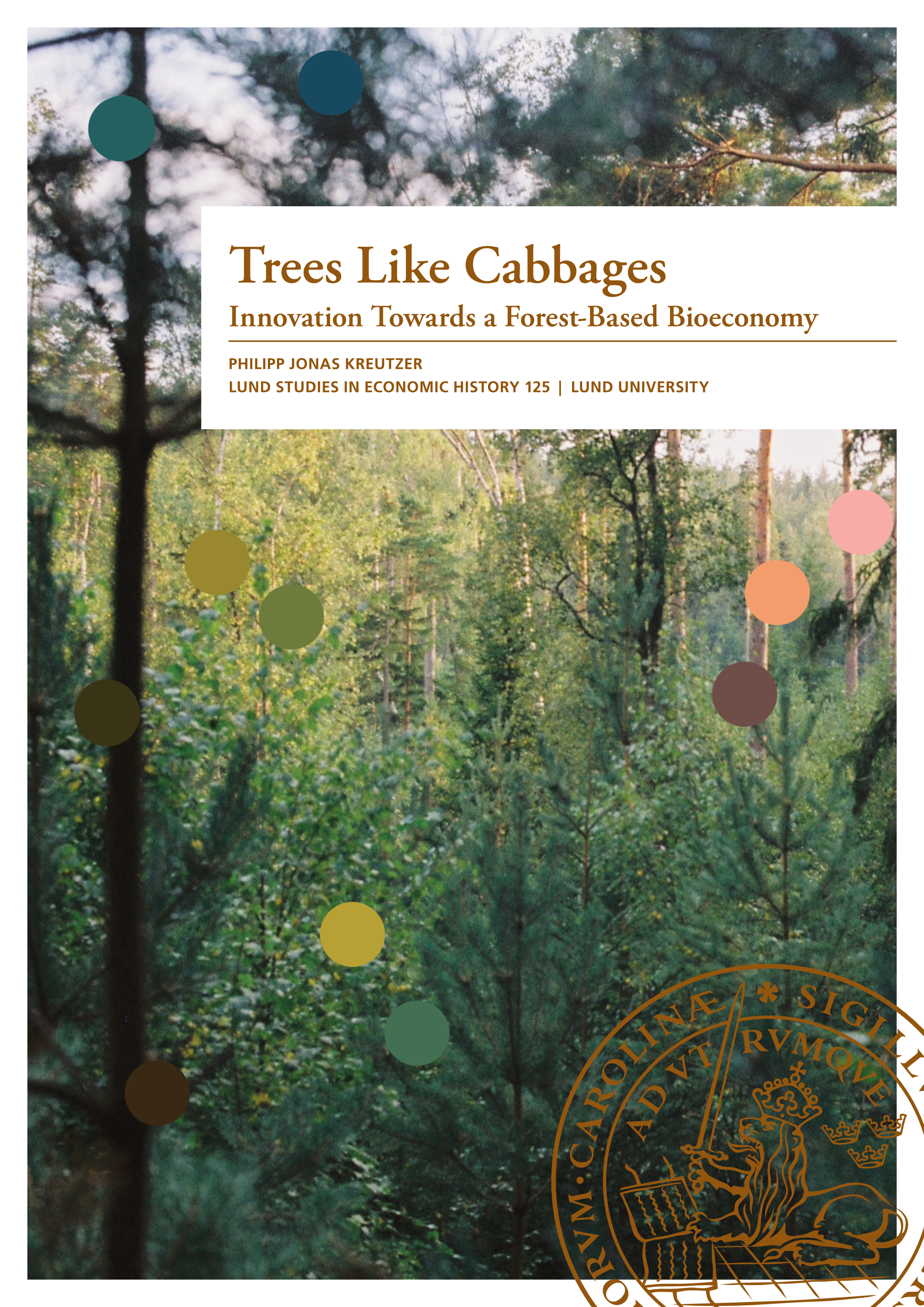 Cover of my PhD thesis 'Trees Like Cabbages'